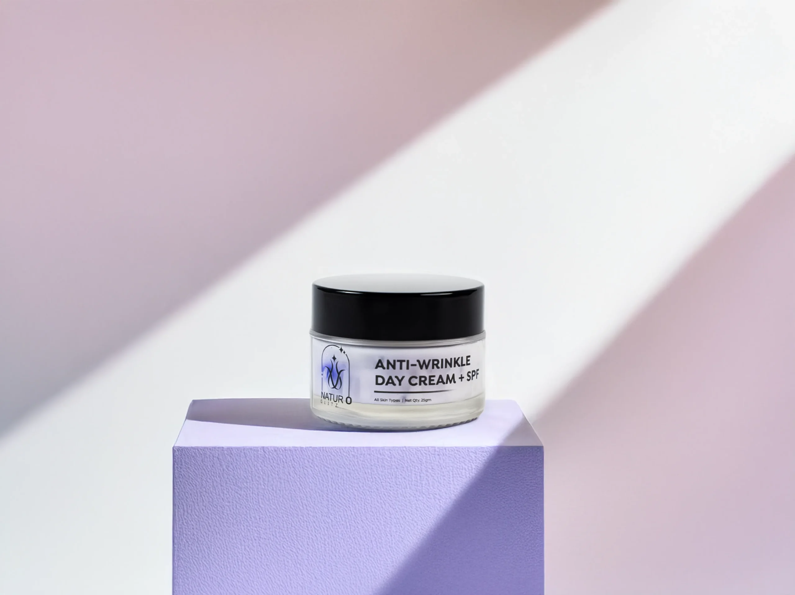 Buy natural face cream anti wrinkle day cream product in premium skincare packaging