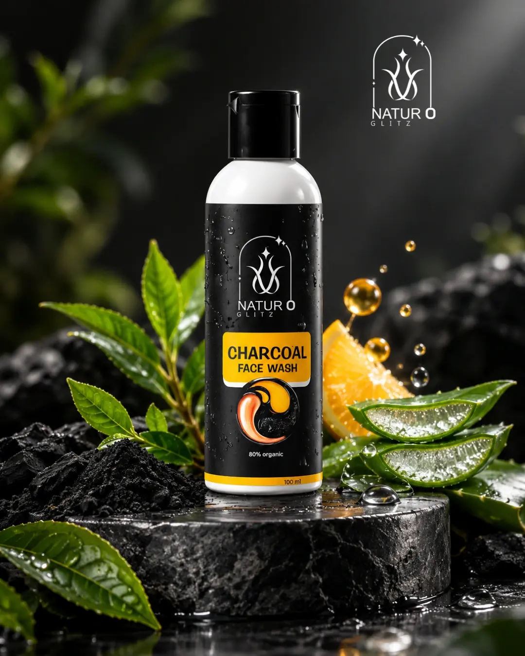 Best charcoal face wash with activated charcoal, aloe vera, and botanical ingredients for deep cleansing.