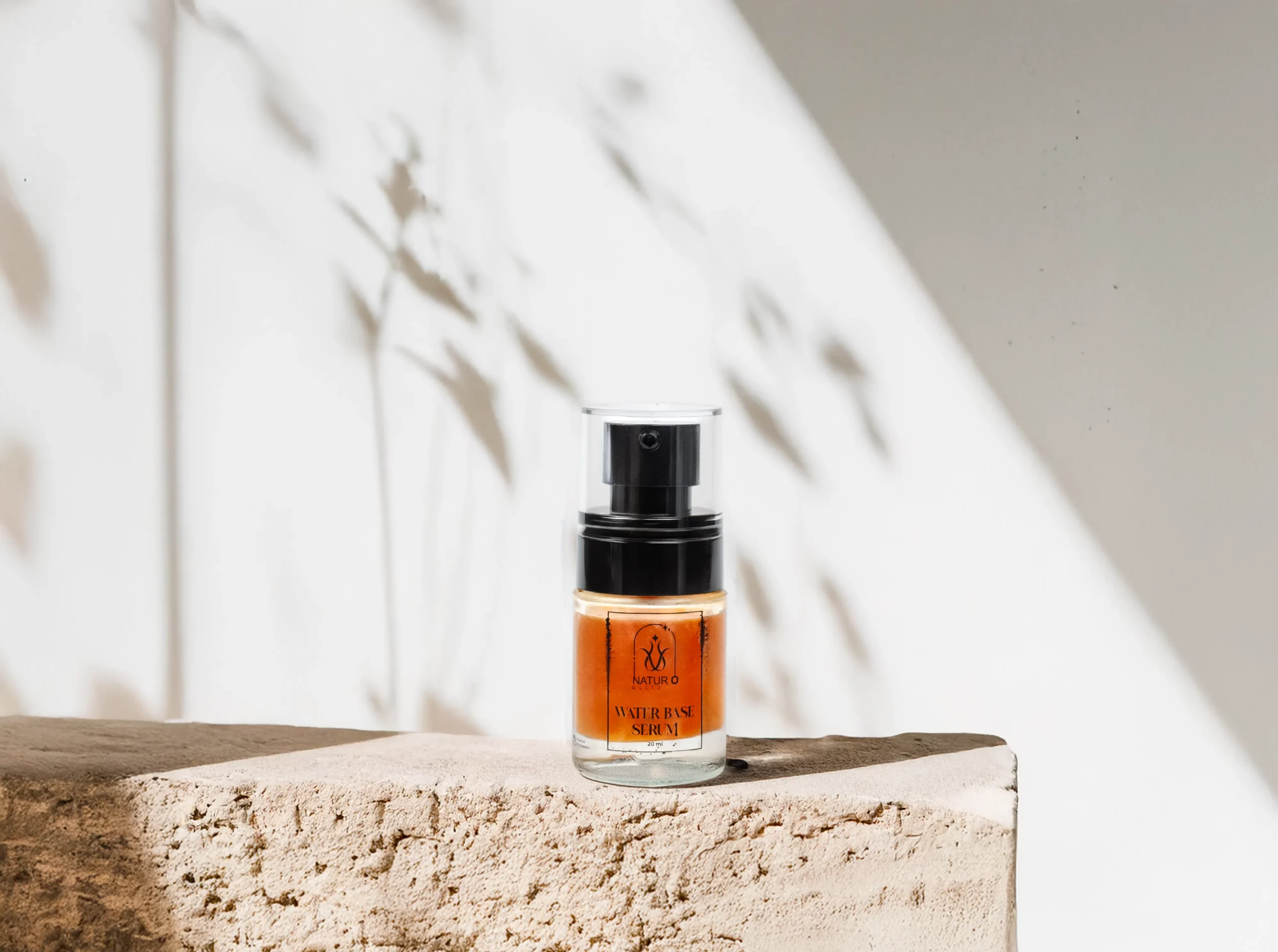 Best face serum water based serum in premium skincare bottle for glowing skin