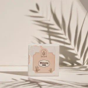 Best chemical free soap in premium packaging with natural shadow background