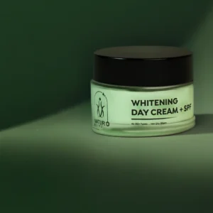 Paraben free face cream whitening day cream with spf in premium skincare packaging